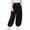 #296-Black, variant on YUNAFFT Boys Girls Sport Pants Elastic Waist Straight Leg Joggers with Pockets Casual Streetwear