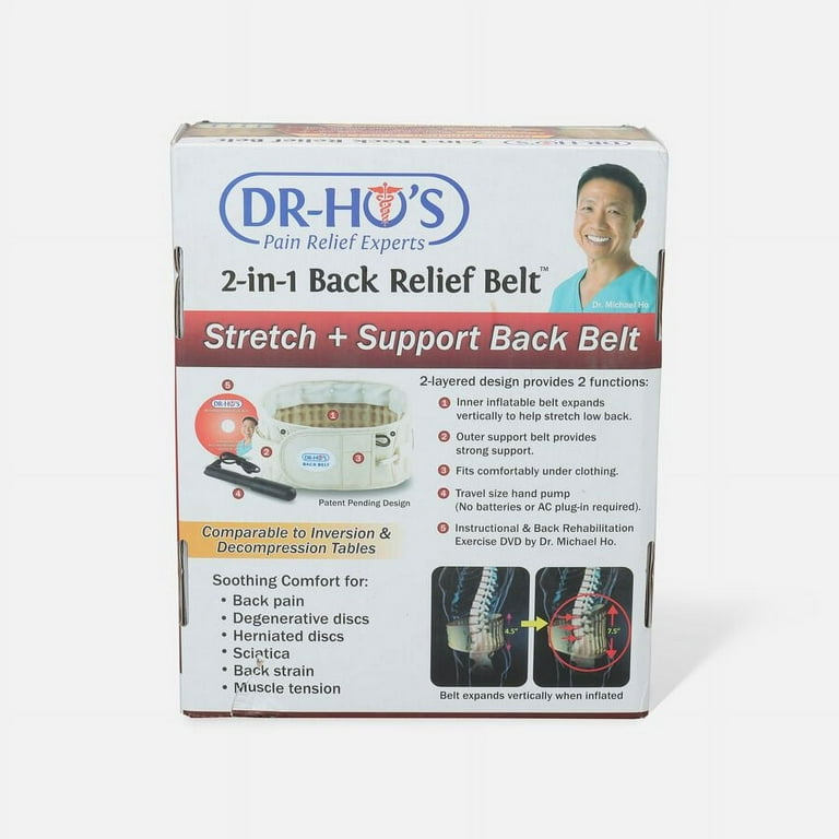 DR HO S 2 in 1 Decompression Belt for Lower Back Pain Relief