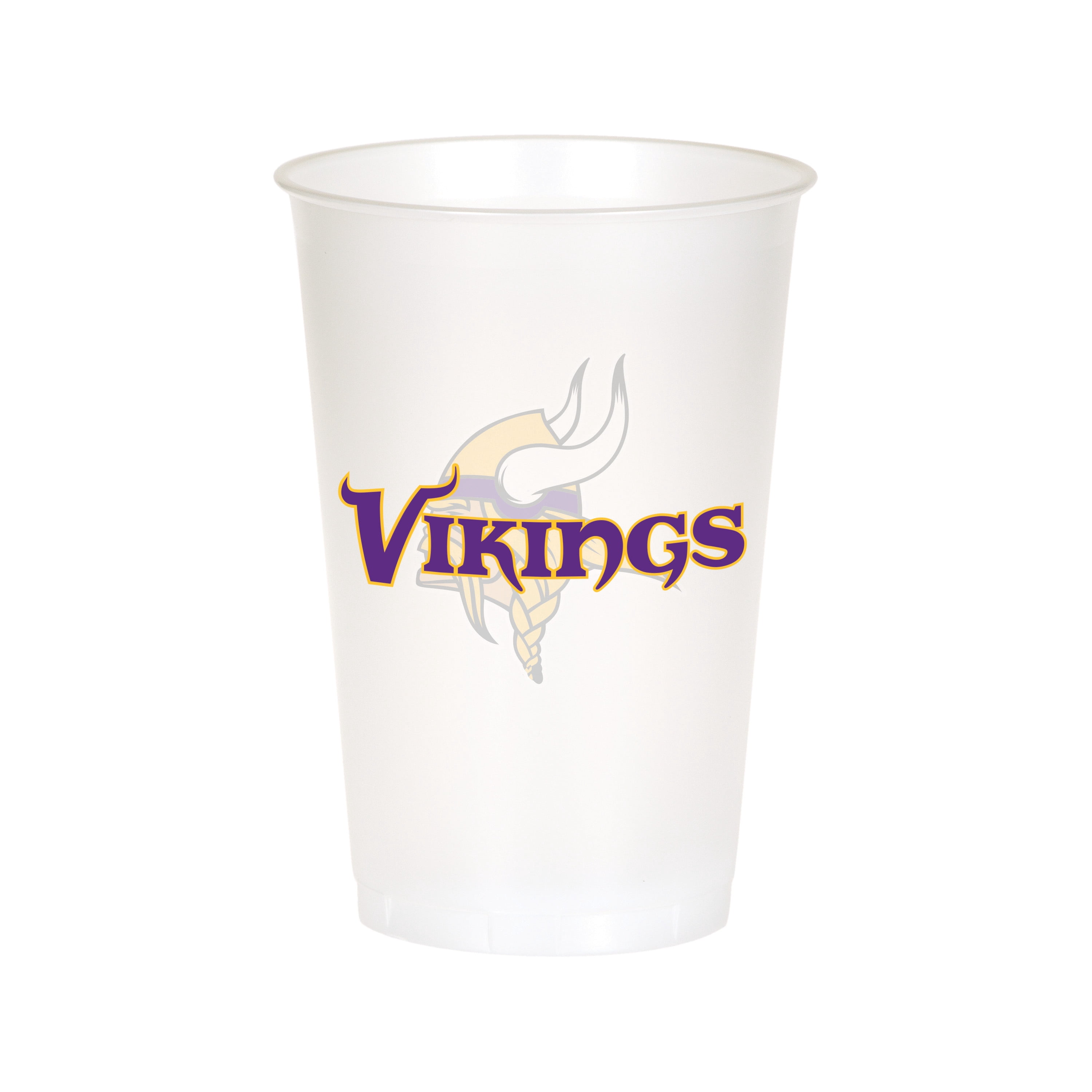 Minnesota Vikings Plastic Cups, 24 Count for 24 Guests
