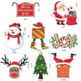 thumbnail image 5 of harmtty Yard Sign Christmas Themes Easy to Install Plastic Decorating Lawn Stake for Garden, 5 of 8