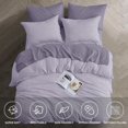 thumbnail image 2 of Maple&Stone Queen Duvet Cover Set Pieces Textu Tufted Boho Bedding Sets Zipper Closure Design with Ties Duvet Cover + Pillow Shams Comforter NOT Included ( Queen Siz, 2 of 7