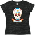 thumbnail image 3 of Inktastic Day Of The Dead Skull Women's T-Shirt, 3 of 5