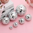 thumbnail image 3 of 1 Pcs Christmas Disco Balls Mirror Reflective Glass Ball Hotel Bright Ball Mall Holiday Bar Ornament Christmas Tree Hanging Pendant Home Stage Props Party Favor Supplies, 3 of 8