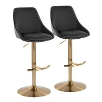 LumiSource Diana Adjustable Barstool - Set of 2