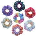 thumbnail image 3 of LEORX 5Pack Accessories Gradient Rainbow Hair Rings for Women Various Occasions, 3 of 8