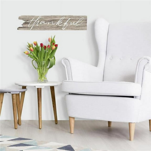 RoomMates Thankful Quote Peel And Stick Wall Decals