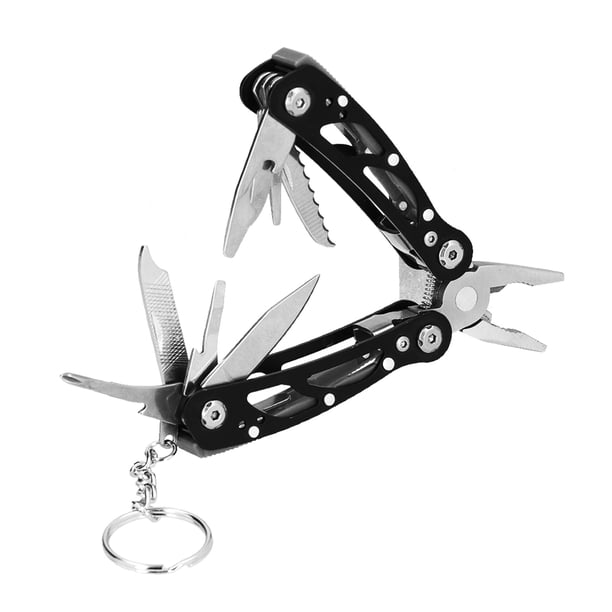 Alicates Plegables Multifuncionales, Acero Para Herramientas EDC De Hardware Negro Para Reparador Electrónico