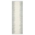 thumbnail image 2 of SAFAVIEH Montauk Twyla Striped Cotton Runner Rug, Grey, 2'3" x 13', 2 of 5