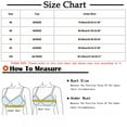 thumbnail image 2 of Wycnly Bras for Women,Womens Wireless Bras,Womens Underwire Bras Comfort Lightly Lined Full Coverage Seamless Bra Elder Ladies Wirefree Everyday Underwear Tshirt Bra, 2 of 3