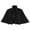 Black, variant on Black Gothic Lolita Medieval Tie Strap Cowl Cape Shrugs & Boleros for Cosplay Events 1pc