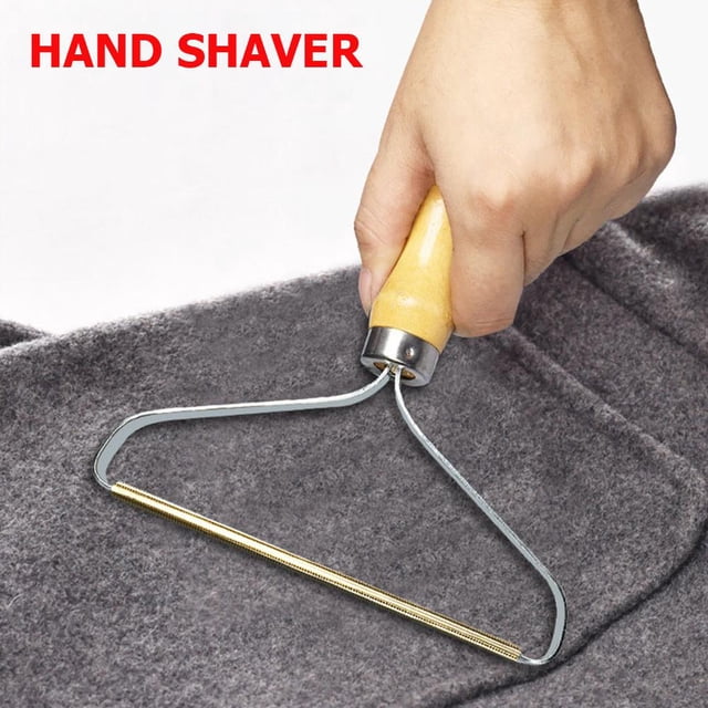 Recortador de ropa portátil para quitar pelusas de ropa de suéter Manual con mango de madera Ndcxsfigh Nuevos Originales