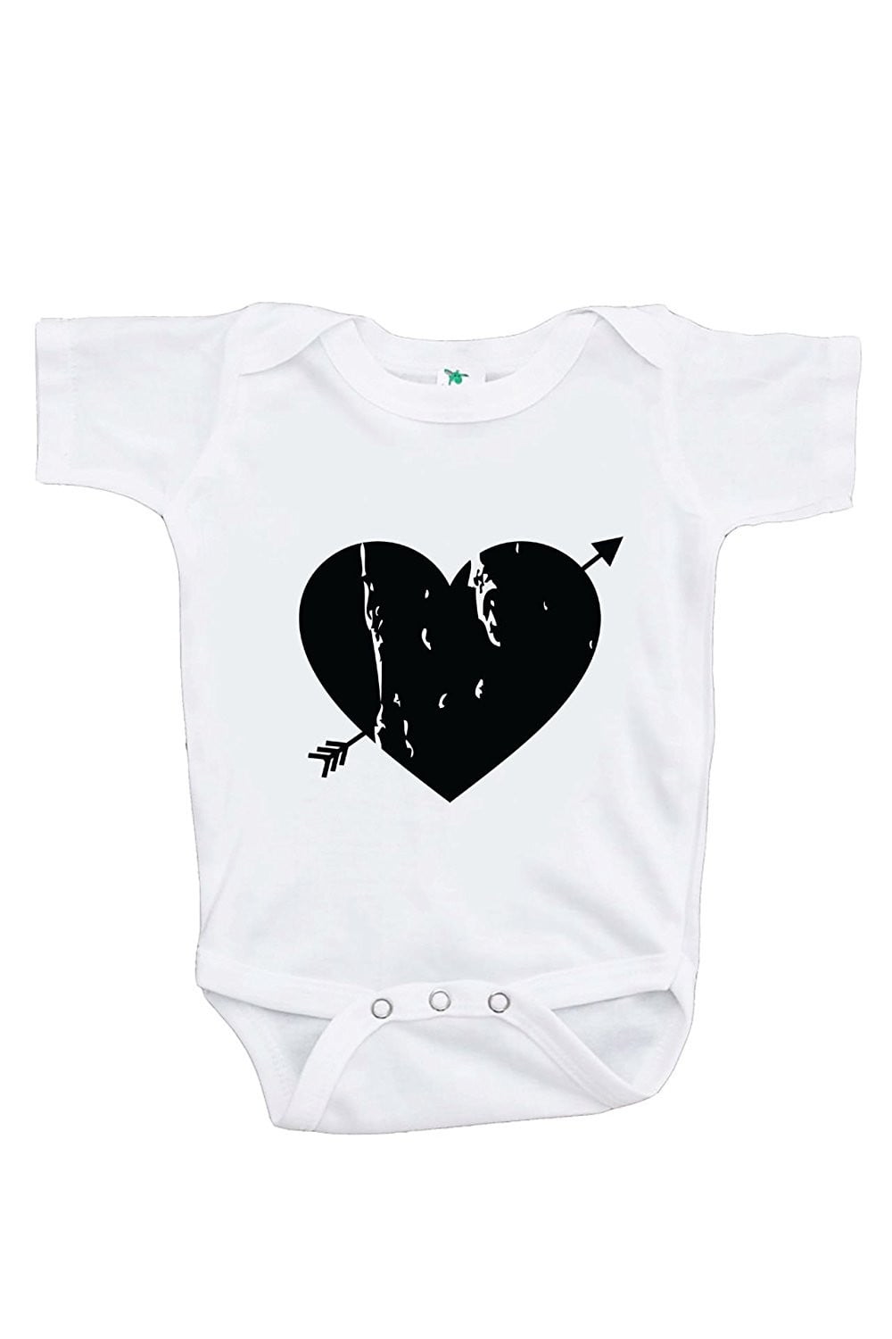 Custom Party Shop Babys Black Heart Valentines Day Hoodie