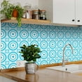 thumbnail image 3 of Mi Alma Blue Circles Peel & Stick Tiles - Vinyl Backsplash 8x8, 3 of 8