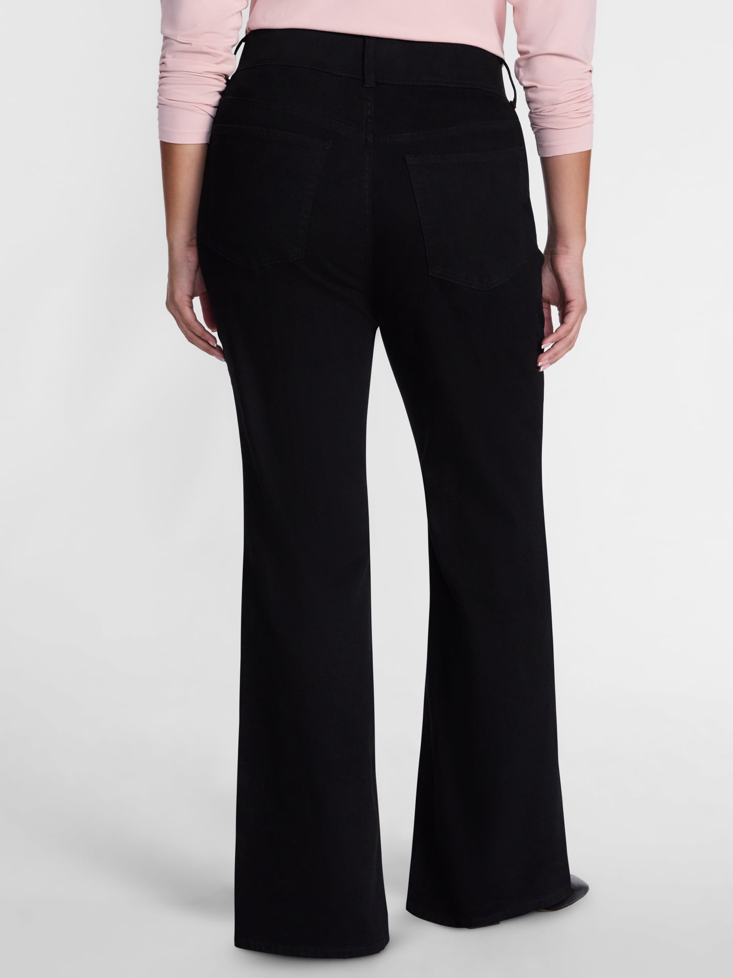 Terra and Sky Women's Plus High Rise Bootcut Jeggings, Sizes 0X-4X