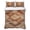 Dark Brown, variant on Queen Quilt Set 90''x96'', Grey Ombre Lightweight Bedspread Coverlet Set with 2 Pillow Shams, Fall Forest Black Abstract Art Harvest Burlap Breathable All Season Quilt Bedding for Bedroom/Guest Room