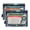 Beautiful Dragonflies, variant on 2 Pack Pencil Pouch for 3 Ring Binder Smooth Zipper Folders with Pockets Clear Window Pencil Case Easter Egg with Cat