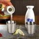 thumbnail image 5 of 8 Piece Stainless Steel Shot Glasses Metal Flask Tumblers Set with Leather Case Ideal Flask Accessory Gift, 5 of 5