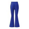 thumbnail image 6 of Levmjia Women Flared Pants Casual Printed Yoga Pants High Waist Wide Leg Soft Stretchy Trousers With Pockets Comfortable Workout Running Athletic Wear, 6 of 7