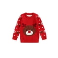 thumbnail image 1 of Qmyliery Christmas Toddlers Casual Sweater, Round Collar Pullover Knitwear Gift, 1 of 9