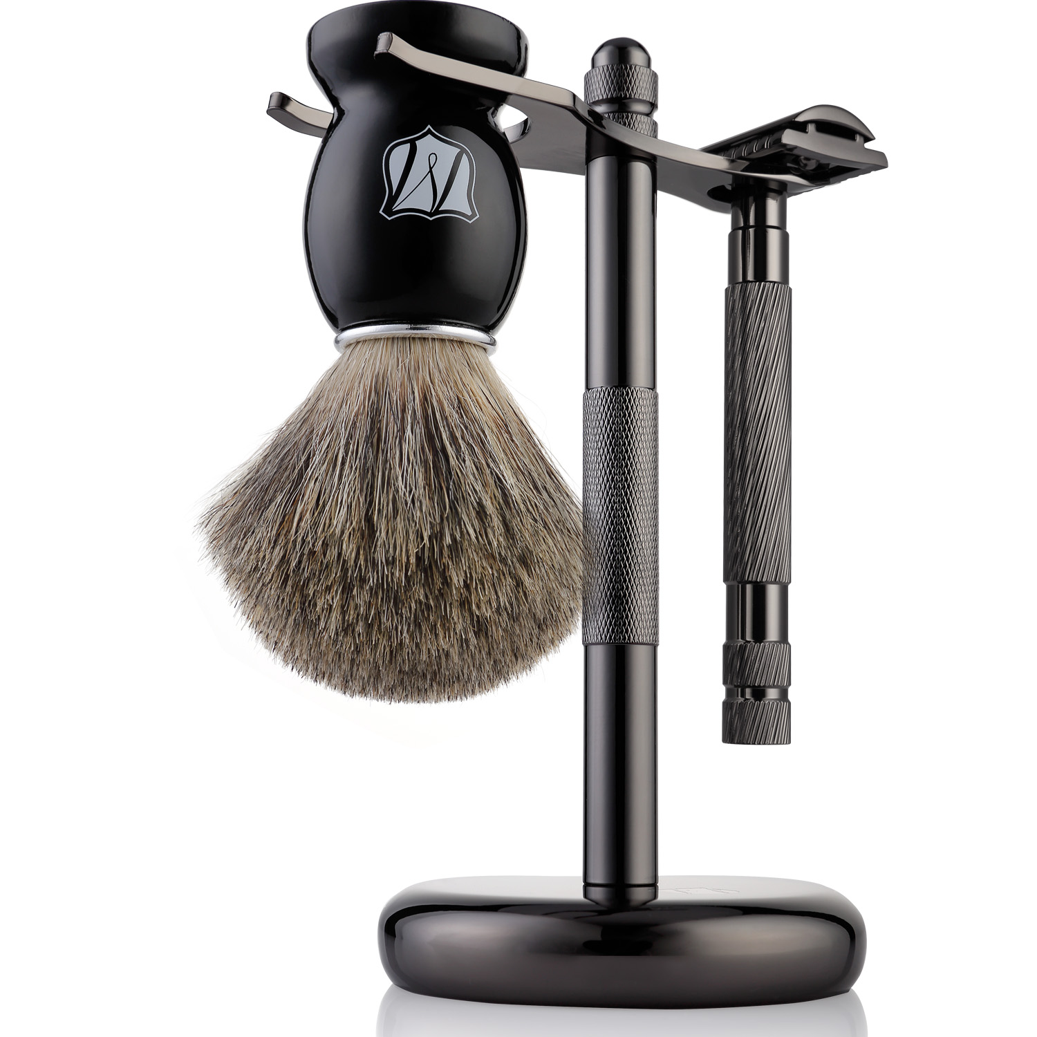 badger brush shaving kit