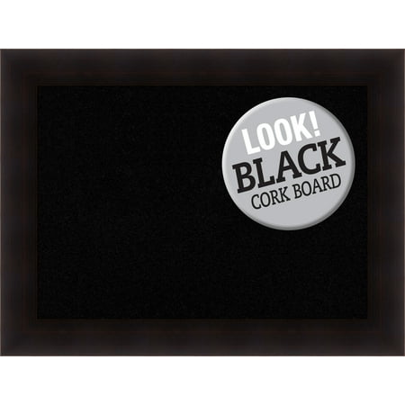 UPC: 0032231756616 | Amanti Art Framed Black Cork Board  Portico Espresso large – 34 x 26