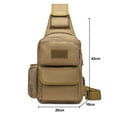 thumbnail image 2 of Tactical Chest Strap Bag Single Strap Crossbody Bag Mini Shoulder Backpack, Suitable for Daily Sports Use, 2 of 5