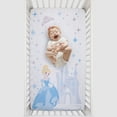 thumbnail image 4 of Disney Princess Cinderella - Light Blue and White Photo Op Fitted Crib Sheet, 4 of 9