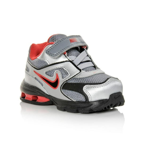 Nike Kids Reax Run Dominate Grey Silver Red Boys - Walmart.com