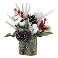 thumbnail image 4 of de Navidad de mesa, regalo de Navidad, de Navidad de escritorio, mini de Navidad artificial para suministros de fiesta, estante para Algodón, 4 of 7