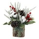 thumbnail image 4 of de Navidad de mesa, adorno navideño, decoración navideña decorativa, mini de Navidad artificial para chimenea, mesa del hogar Algodón, 4 of 7