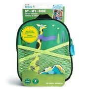 Munchkin® Brica® By-My-Side™ Toddler Safety Harness Backpack with Leash, Giraffe, Green, Unisex