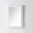 thumbnail image 2 of Home Decorative Rectangular Solid Wood 20" X 30" Mirror - White, 2 of 5