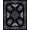 Black Purple Gray, Pattern 20, variant on Design&I 8'x10' Washable Area Rug Snag-Free Witchy Serpent Tarot Motifs Moody Goth Witch Snake Round Gothic Playful for Dining Room, Large Office, Lounge