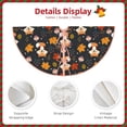 thumbnail image 3 of Rateoe Autumn Fox Pattern Christmas Tree Skirt with Ties, Christmas Tree Decorations, Farmhouse Christmas Decor Xmas Holiday Decorations-30", 3 of 6