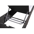 thumbnail image 4 of Velago TORINO Wicker Chaise Lounges, Charcoal, 4 of 4