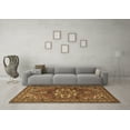 thumbnail image 3 of Ahgly Company Indoor Square Persian Brown Traditional Area Rugs, 7' Square, 3 of 4