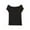 Black, variant on Uaswgudfs Women's Summer Soft Cotton Scoop Neck Sleep Pajama Top, Loose-Fit PJs Shirt with Short Sleeve Tee 2025
