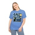 thumbnail image 4 of Van Gogh Starry Night Cat T-Shirt-Classic Fit,Cat Lover/Mom/Dad Gift Shirt, 4 of 4