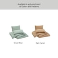 thumbnail image 6 of Better Homes & Gardens Crafted Woven 3-Piece Comforter Set, Green River, Full Queen, All Ages, 6 of 9