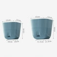 thumbnail image 7 of Dream Lifestyle Plant Pots Self Watering Planters High Drainage Flowers Pot for Indoor Outdoor Plants with Reservoir Tray, 7 of 7