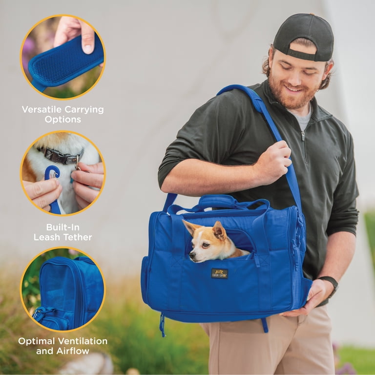Canine Canyon Bella Airline-Approved Dog Duffel Carrier, Bright