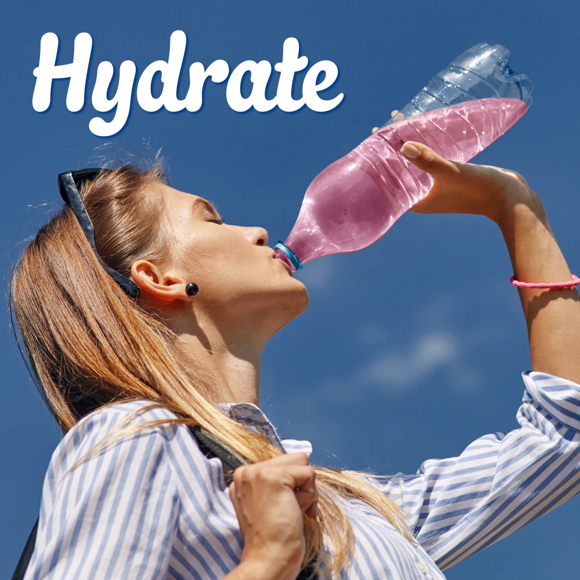 (4 pack) Crystal Light Drink Mix, 10 Packets, for Convenient On-the-Go Flavorful Hydration, Naturally Flavored Pink Lemonade with other natural flavor, Zero Sugar, 1.3 oz