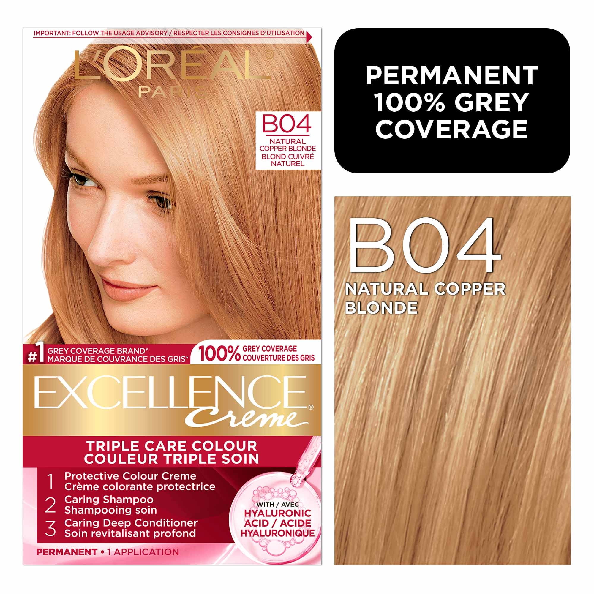 L'Oréal Paris Excellence Crème Triple Care Hair Dye, Permanent