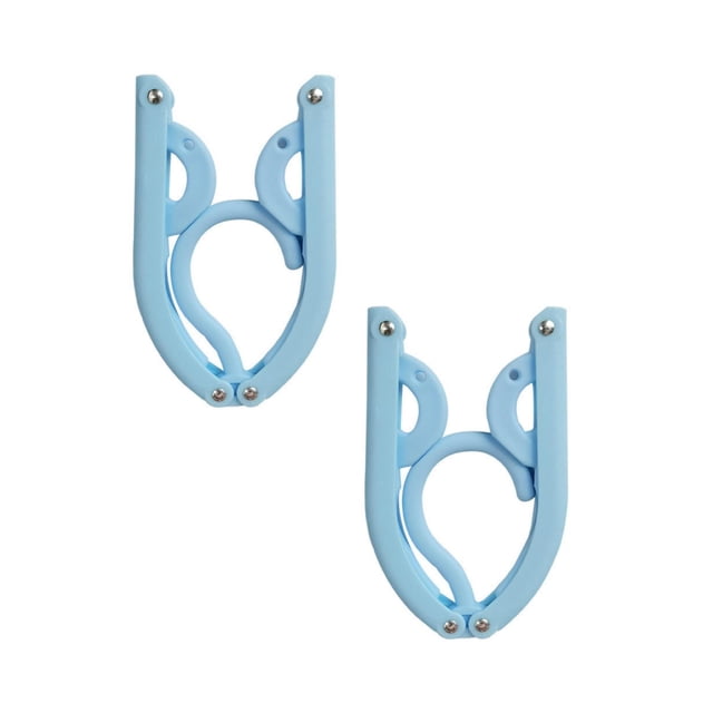 Multifunctional Plastic Folding Hanger Retractable Portable Travel Hangers Foldable Coat Hanger Folding Hangers For Traveling Space Saving Clothes Hangers Portable Travel Hanger
