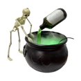 thumbnail image 1 of Halloween Auldron Decor With Floating Potion Bottles And Diffuser LED Atmosphere Light Terrifying Props Fog Machine, 1 of 8