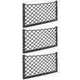 thumbnail image 1 of Red de almacenamiento para coche de 3 piezas, 36 x 18 cm, alta elasticidad, para equipaje y revistas, apta para furgonetas, caravanas, autocaravanas y camiones., 1 of 5