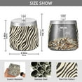 thumbnail image 2 of Yayeee Ashtray with Lid for Cigarette Smokeless Stainless Steel Home Ash Holder, Black Lines, 2 of 7