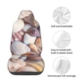 thumbnail image 3 of Lsque Sea Shells Pattern Car Seat Covers for Front Seats , Waterproof Seat Covers for Cars, Sporty Front Seat Covers,Car Seat Cover Protector Front Seats, 3 of 5