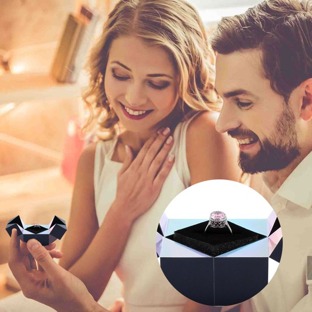 Day Proposal Gift HighEnd Jewelry Rotatable TikTok Valentine's Box