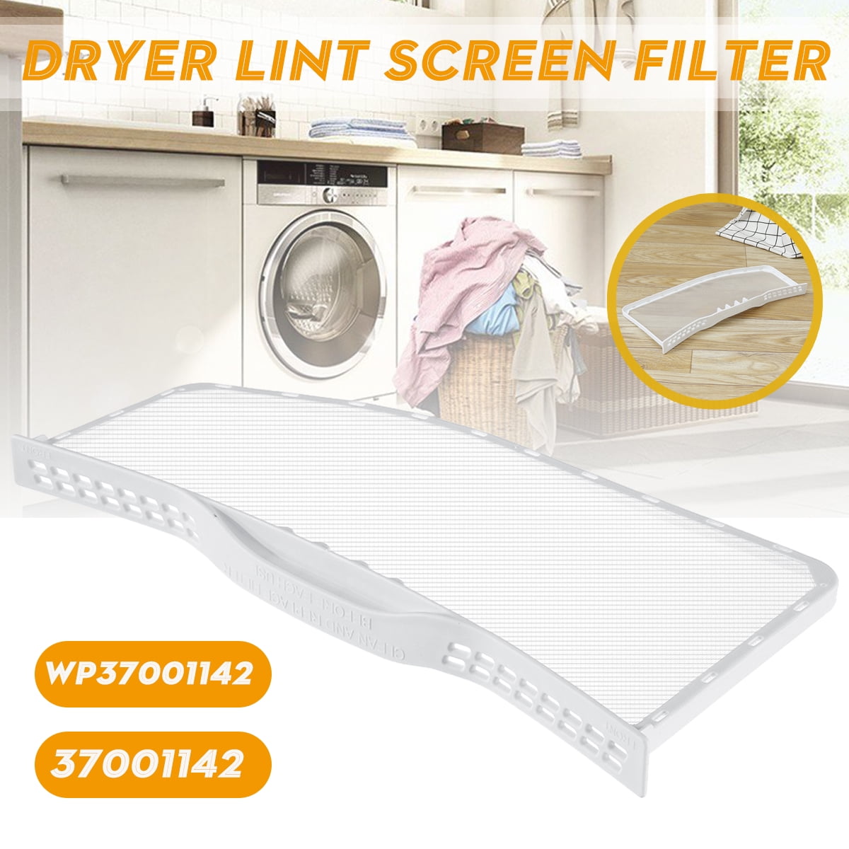 Dryer Lint Screen Compatible with Maytag and AMANA 37001142 40124401 WP37001142 